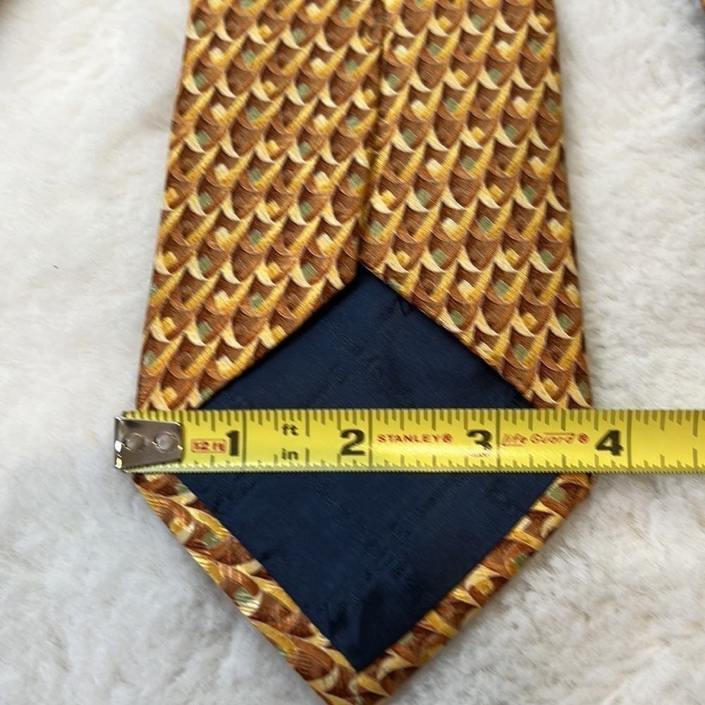 Ermengildo Zegna made in Italy silk tie exclusive design - Picture 9 of 11